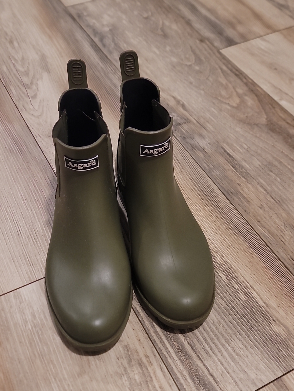 Fun Army Green Rain Boots